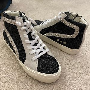 Vintage Havana high top sneakers. Never worn and have black laces